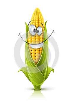 Smiling corncob