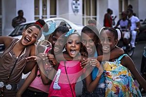 Smiling Cuban Children ..