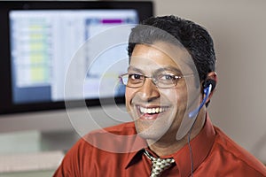 Smiling Customer Service Rep photo