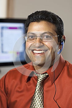 Smiling Customer Service Rep