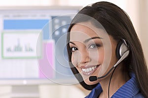 Smiling Customer Service Rep