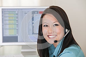 Smiling Customer Service Rep