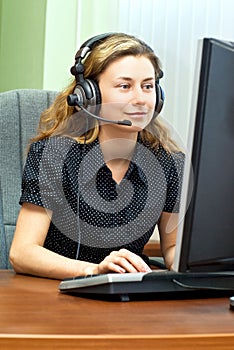 Smiling customer support
