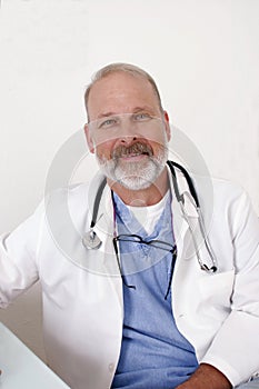 Smiling doctor