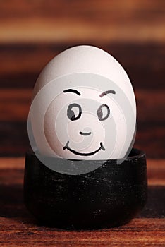 Smiling egg