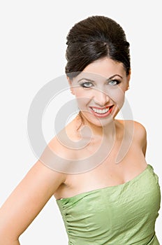 Smiling elegant woman