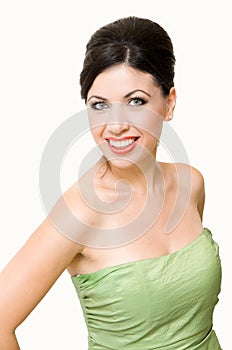 Smiling elegant woman