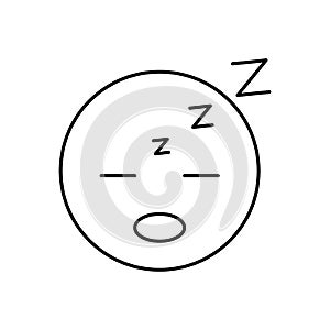 Smiling face, emotions icon. Simple line, outline vector expression of mood icons for ui and ux, website or mobile application