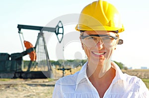 Smiling Female Engineer