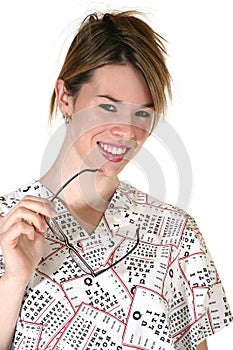 Smiling Female Eyedoctor