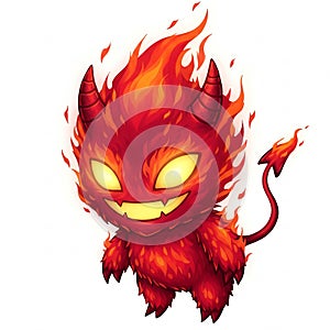 Smiling Flame Creature
