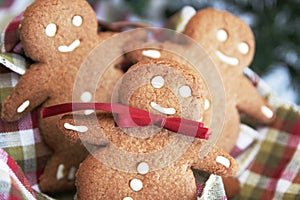 Smiling ginger bread photo