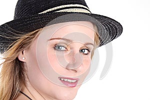 Smiling Girl with hat