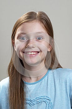 Smiling girl portrait