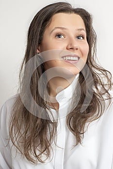 Smiling girl's portrait