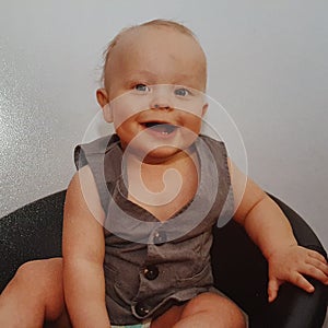 Smiling happy babyboy