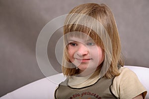 Smiling, Happy Handicapped Girl