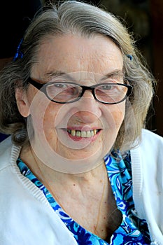 Smiling Happy Older Woman