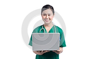 Smiling Healthcare Worker
