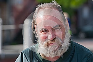 Smiling Homeless Man