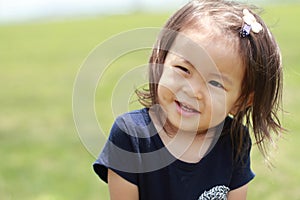 Smiling Japanese girl