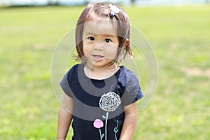 Smiling Japanese girl