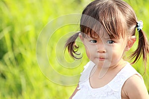 Smiling Japanese girl