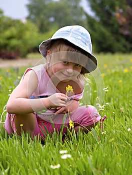 Smiling little girl