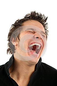 Smiling man portrait