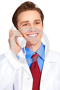 Smiling medical doctor