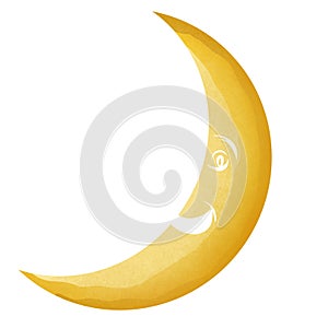 Smiling moon