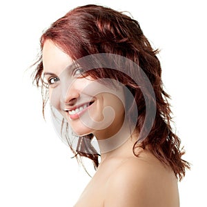 Smiling Naked Woman