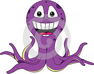 Smiling octopus