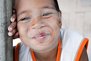 Smiling Philippine boy