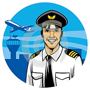 Smiling pilot