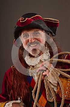 Smiling pirate