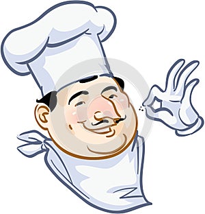 Smiling Pizza Chef