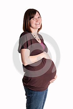Smiling Pregnant Mother