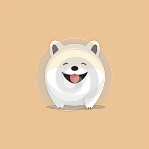 Smiling Samoyed Dog Sms And Gif For Social Media