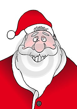 Smiling Santa photo