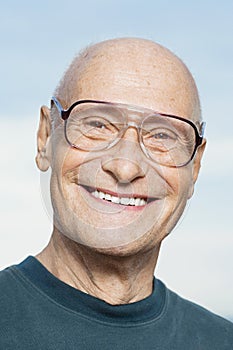 Smiling senior man