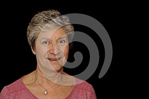 Smiling senior woman