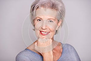 Smiling senior woman