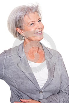 Smiling senior woman