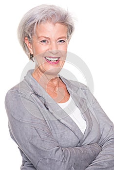 Smiling senior woman