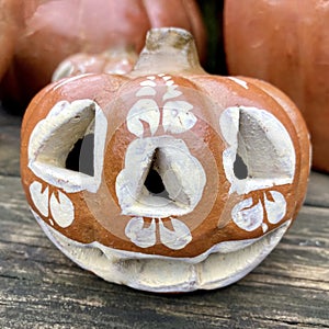 Smiling Stone Pumpkin
