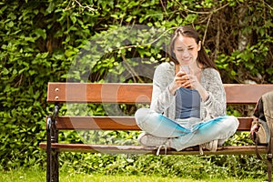 Alunno sul panchine un messaggio su di lei telefono 