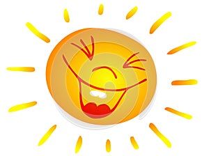 Smiling sun