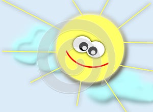 Smiling sun