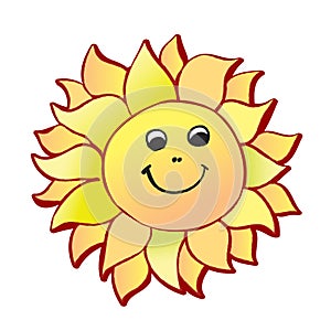 The smiling sun